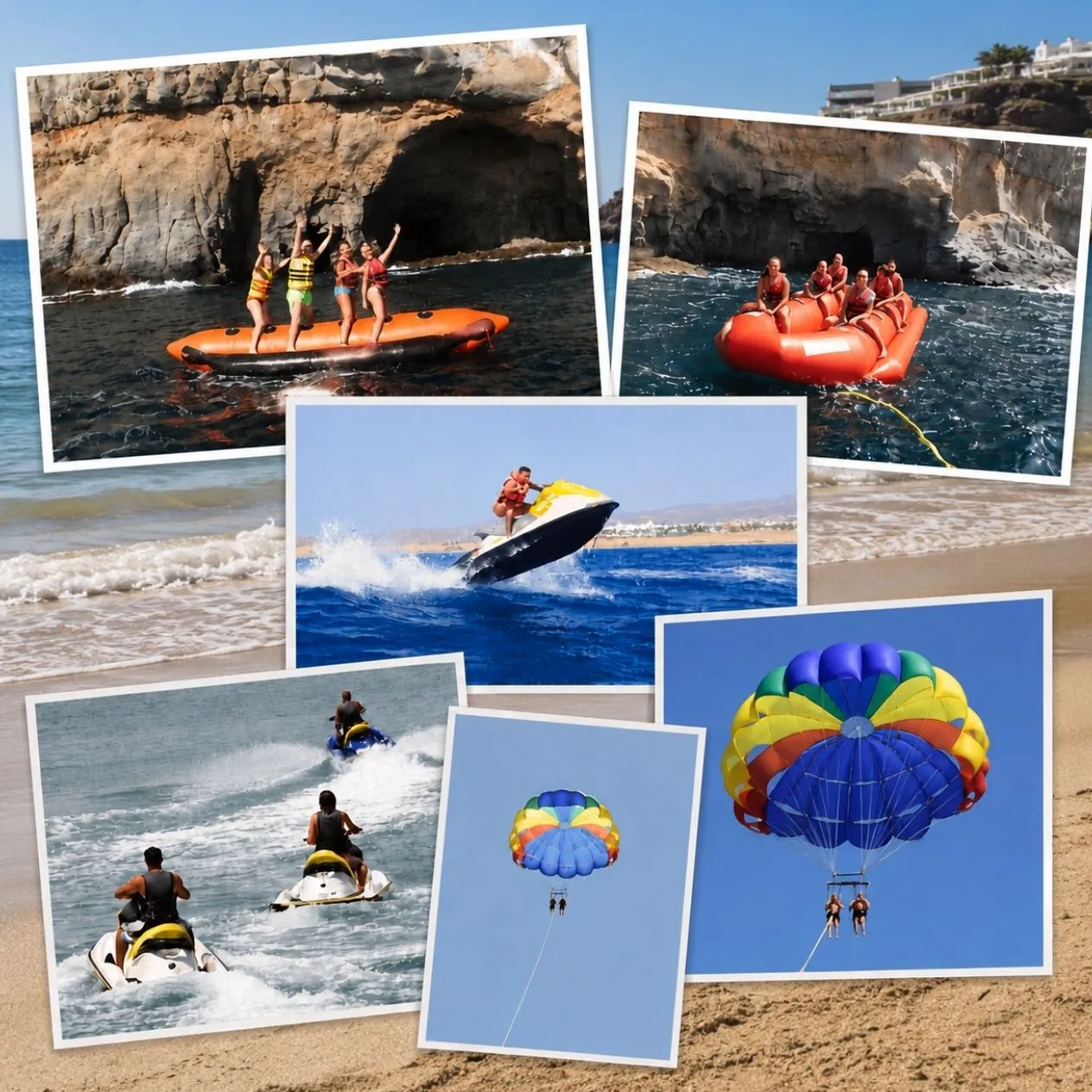 Combo A - Parasilling + Jet Ski Normal (15min.) + Banana